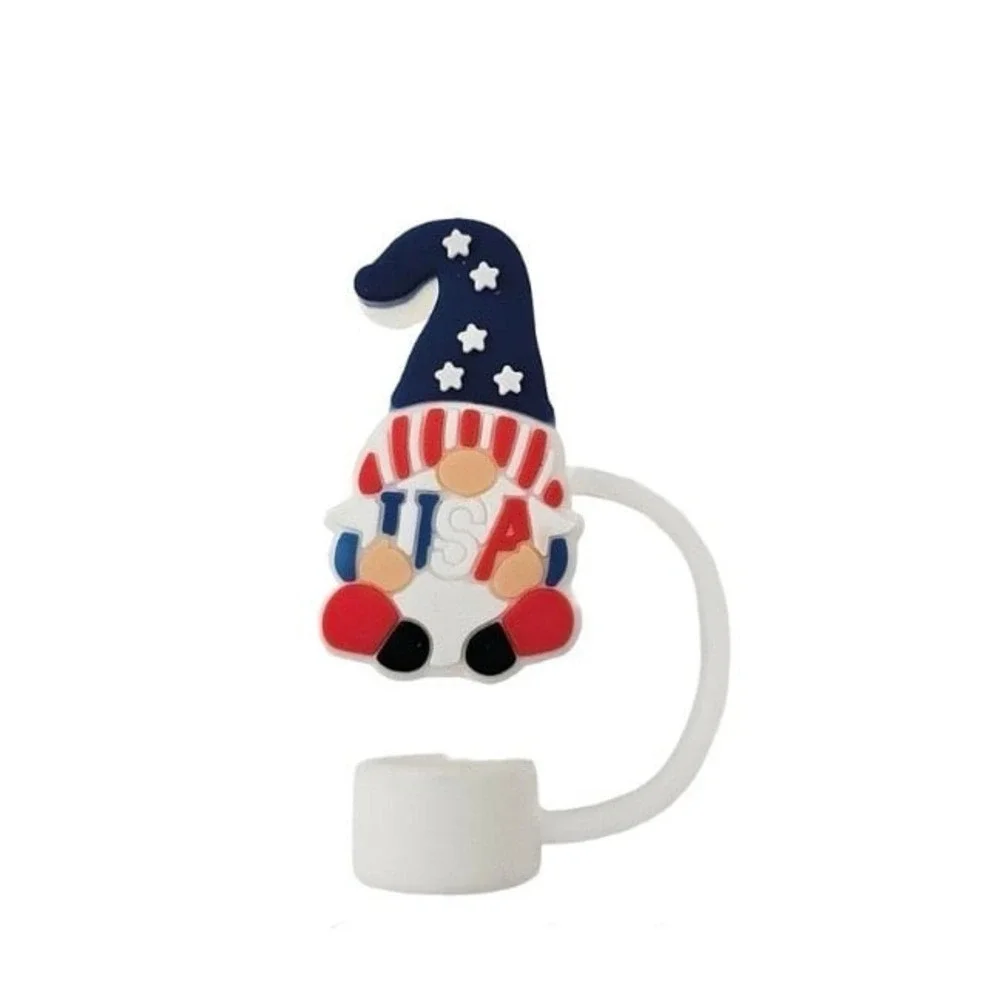 Crofton Americana 3pk Straw Toppers